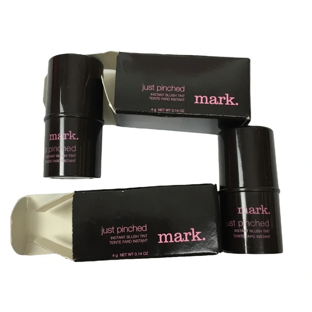 mark. Just Pinched Instant Blush Tint Stick Cream Berry Nude Avon RARE